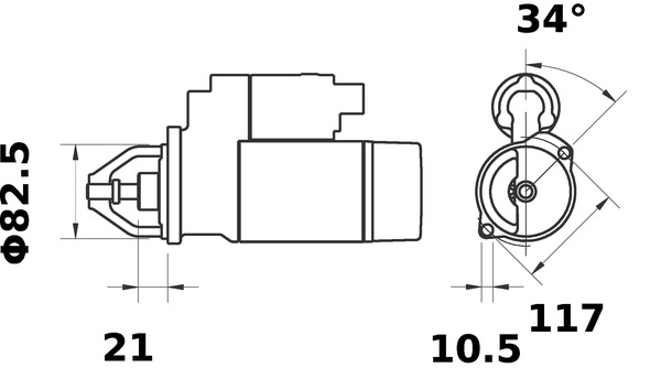 Mahle Original Starter MS 218