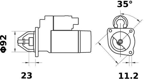 Mahle Original Starter MS 129