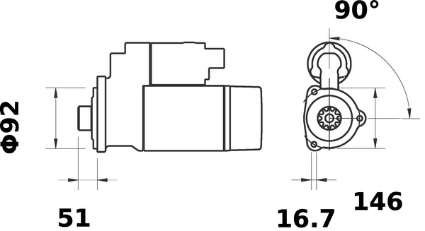 Mahle Original Starter MS 77