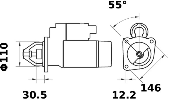 Mahle Original Starter MS 78