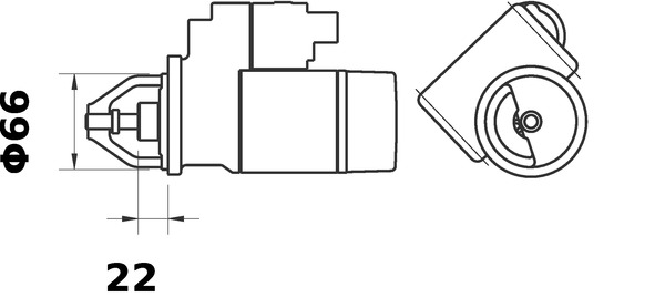 Mahle Original Starter MS 54