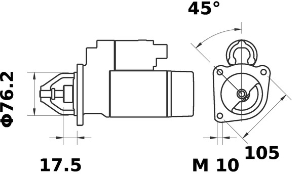 Mahle Original Starter MS 56