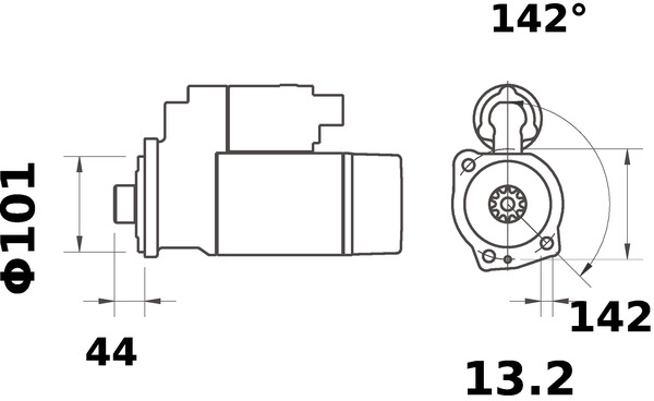 Mahle Original Starter MS 60