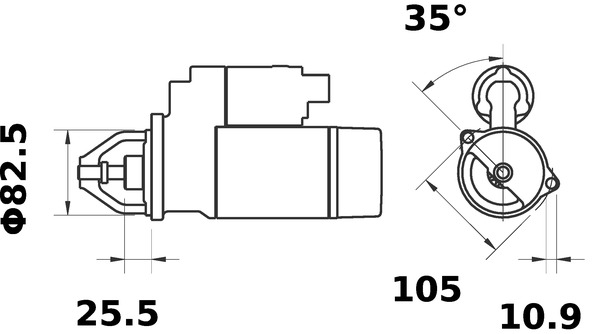 Mahle Original Starter MS 29