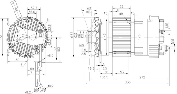 Mahle Original Elektromotor MM 339