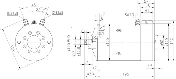 Mahle Original Elektromotor MM 202