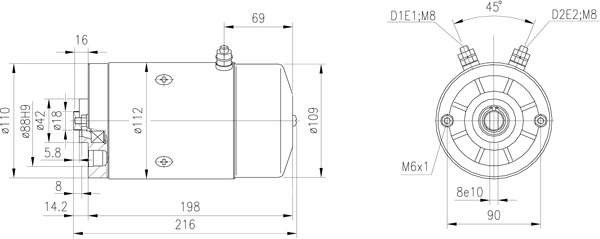 Mahle Original Elektromotor MM 185