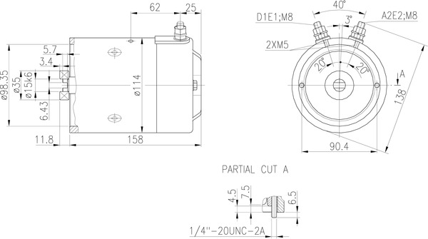 Mahle Original Elektromotor MM 151