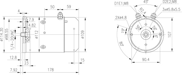 Mahle Original Elektromotor MM 104