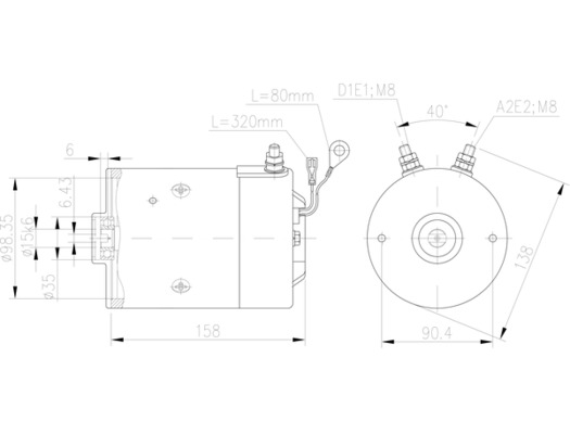 Mahle Original Elektromotor MM 96