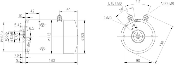 Mahle Original Elektromotor MM 64