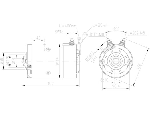 Mahle Original Elektromotor MM 60