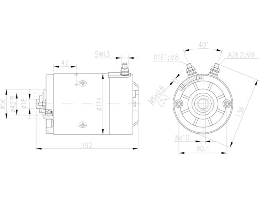 Mahle Original Elektromotor MM 62