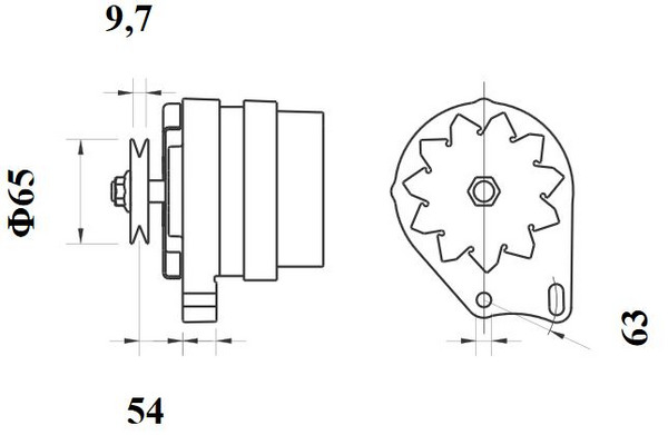 Mahle Original Alternator/Dynamo MG 608