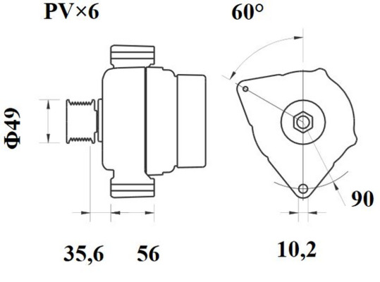 Mahle Original Alternator/Dynamo MG 594
