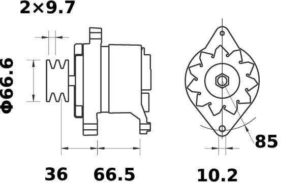 Mahle Original Alternator/Dynamo MG 580