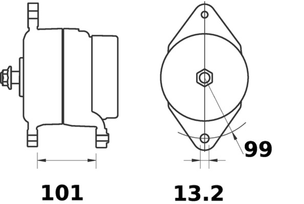 Mahle Original Alternator/Dynamo MG 575