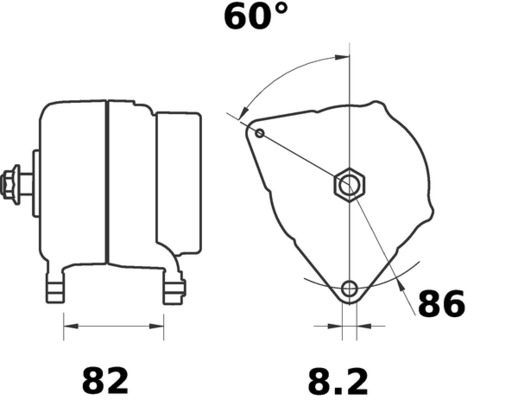 Mahle Original Alternator/Dynamo MG 562