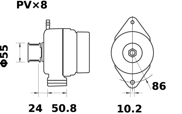 Mahle Original Alternator/Dynamo MG 561