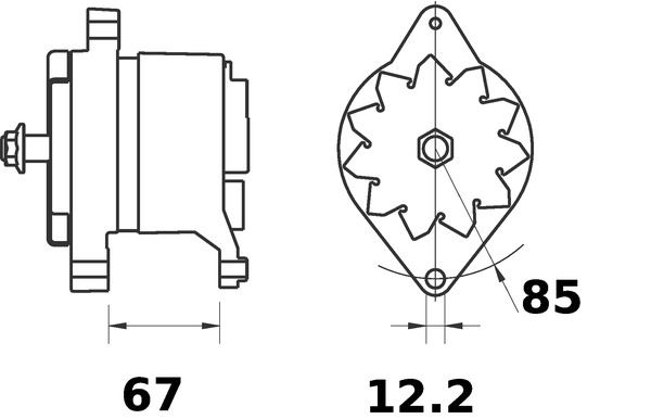 Mahle Original Alternator/Dynamo MG 515