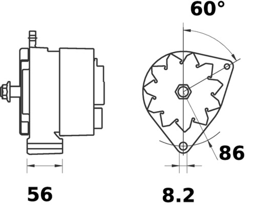 Mahle Original Alternator/Dynamo MG 517