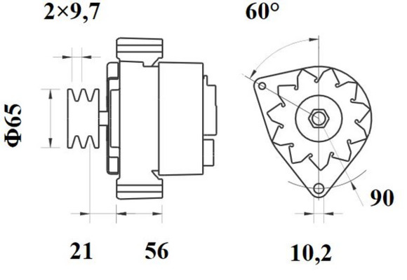 Mahle Original Alternator/Dynamo MG 518