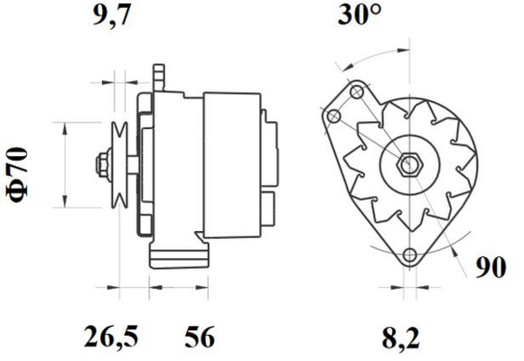 Mahle Original Alternator/Dynamo MG 513