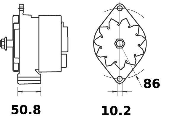 Mahle Original Alternator/Dynamo MG 477