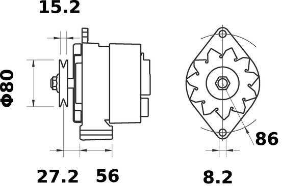 Mahle Original Alternator/Dynamo MG 479