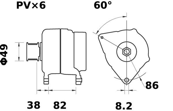 Mahle Original Alternator/Dynamo MG 440
