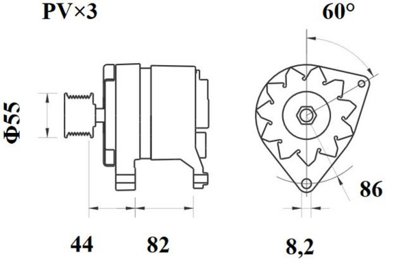 Mahle Original Alternator/Dynamo MG 428