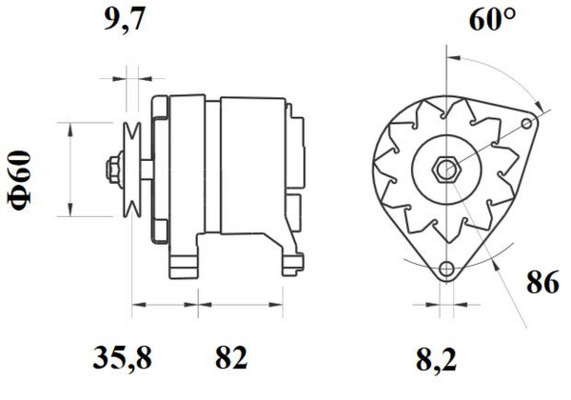 Mahle Original Alternator/Dynamo MG 429