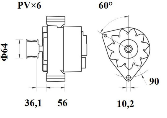 Mahle Original Alternator/Dynamo MG 421
