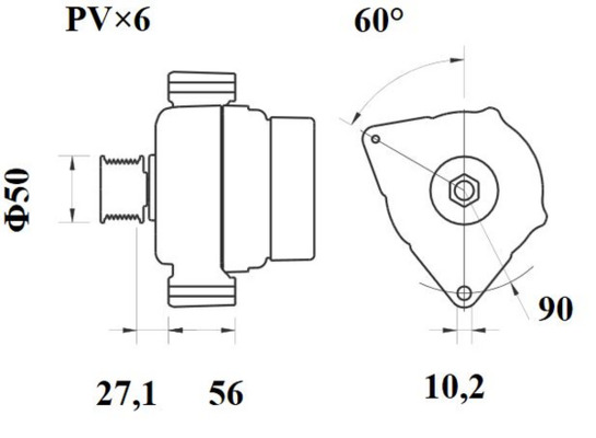 Mahle Original Alternator/Dynamo MG 398