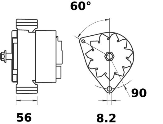 Mahle Original Alternator/Dynamo MG 384