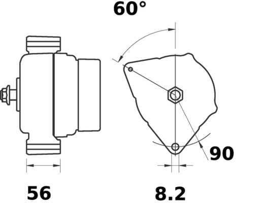 Mahle Original Alternator/Dynamo MG 336