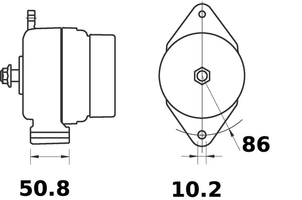 Mahle Original Alternator/Dynamo MG 340