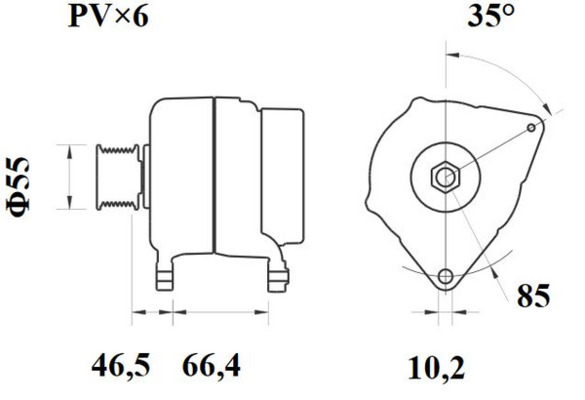 Mahle Original Alternator/Dynamo MG 328