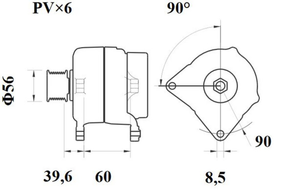 Mahle Original Alternator/Dynamo MG 331