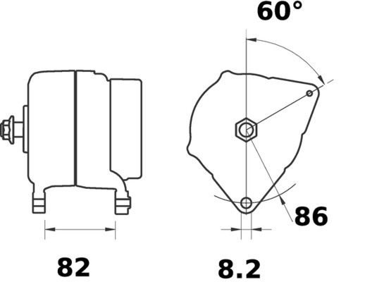 Mahle Original Alternator/Dynamo MG 308