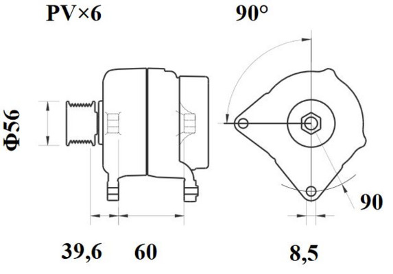 Mahle Original Alternator/Dynamo MG 295