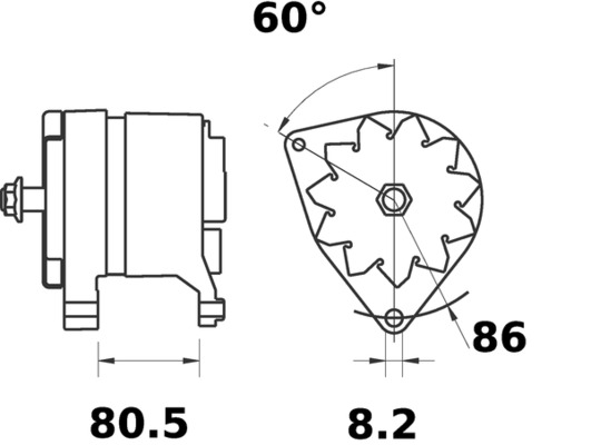 Mahle Original Alternator/Dynamo MG 212