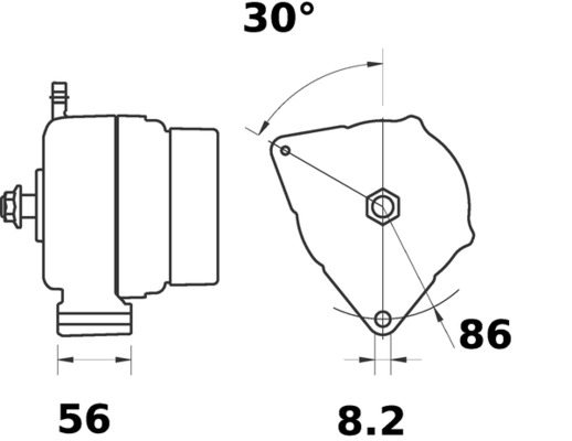 Mahle Original Alternator/Dynamo MG 177