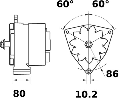 Mahle Original Alternator/Dynamo MG 125