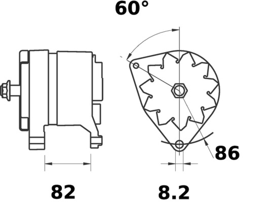 Mahle Original Alternator/Dynamo MG 39