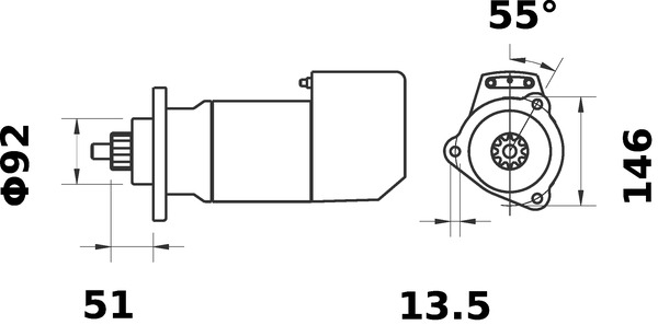 Mahle Original Starter MS 586