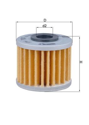 Mahle Original Oliefilter OX 793