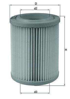 Mahle Original Luchtfilter LX 1768