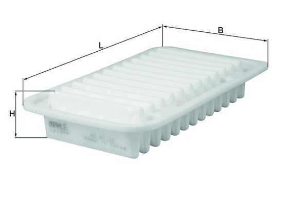 Mahle Original Luchtfilter LX 1984