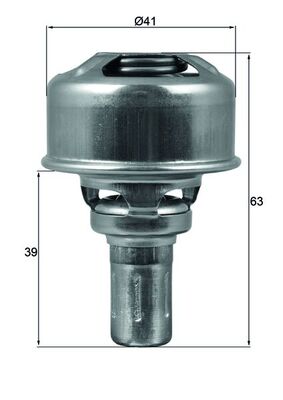 Mahle Original Thermostaat TX 174 86